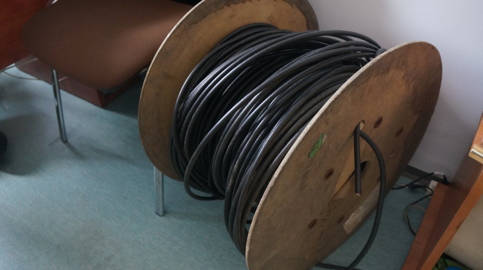 Odnaleziono szpulę kabla