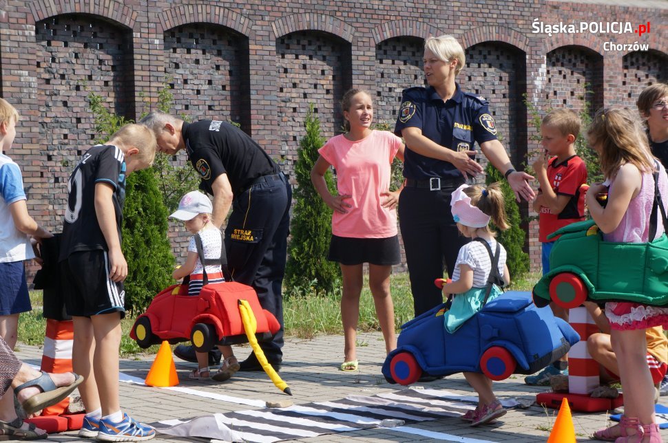 Chorzowscy policjanci na mini spartakiadach