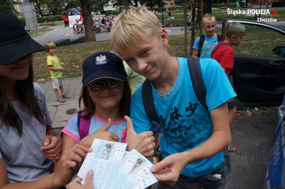 Chorzowscy policjanci i Aktywne Lato w Chorzowie II
