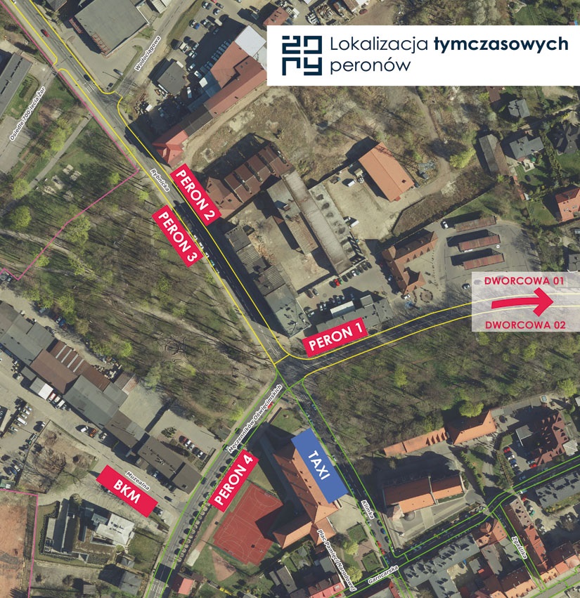 Zmiana miejsca odjazdów autobusów linii U/2