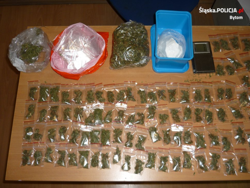 23-letni diler narkotyków i 6,5 tys. porcji narkotyków