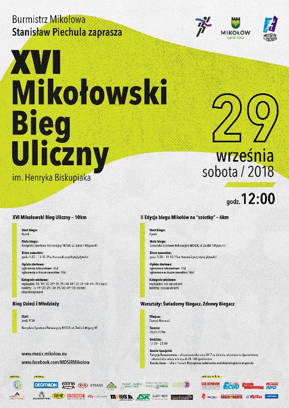 Mikołowski Bieg Uliczny - listy startowe