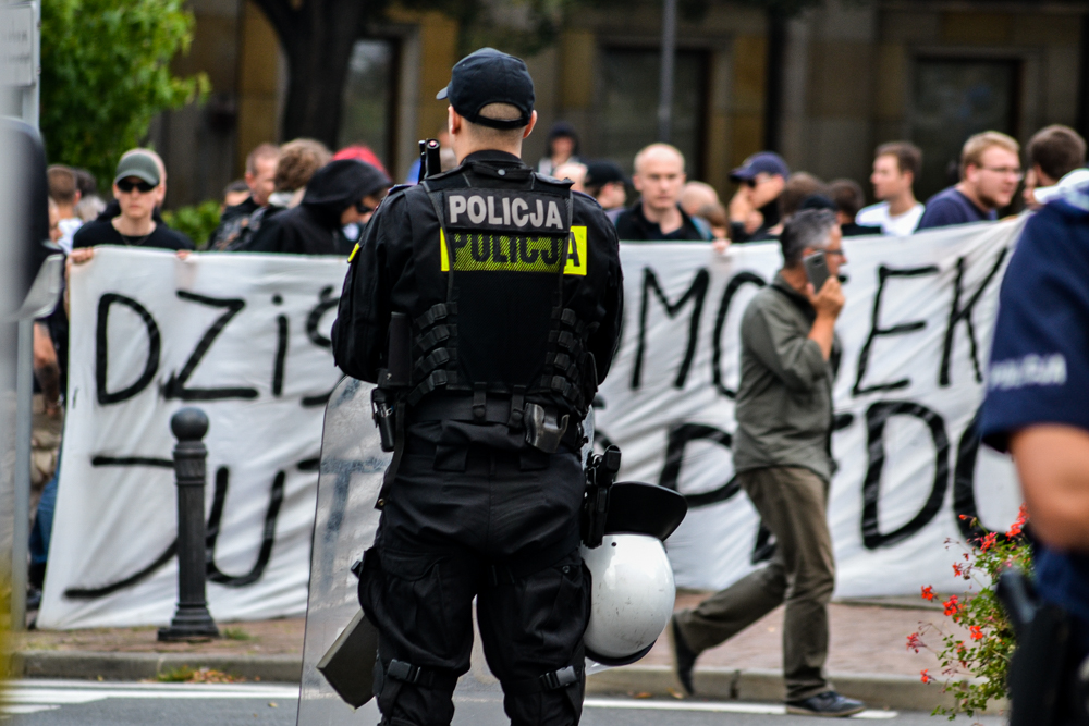 Narodowcy również protestowali