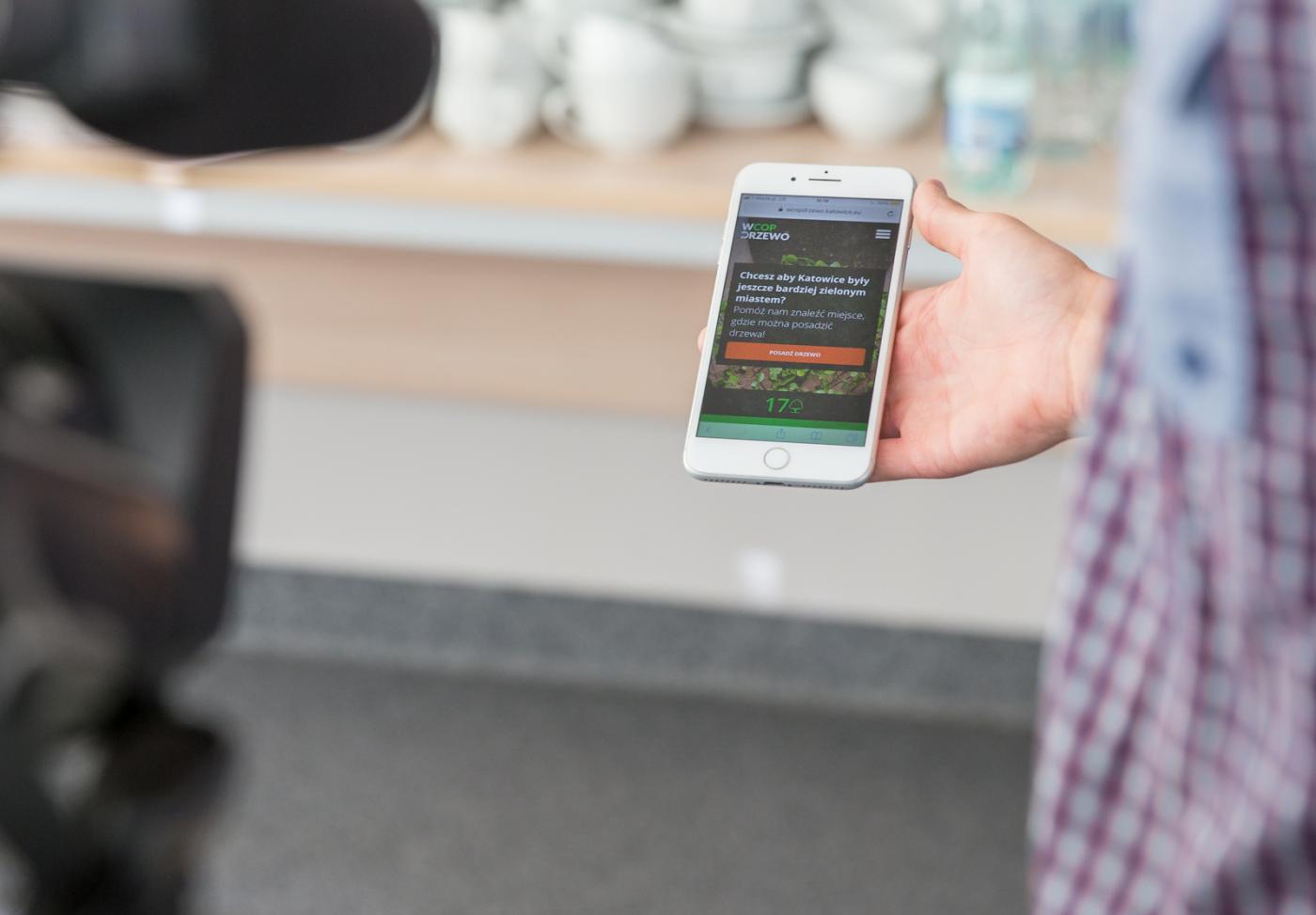 Aplikacja do sadzenia drzew