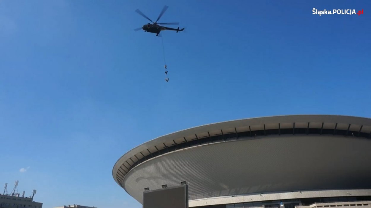 Ćwiczenia antyterrorystów na Śląsku