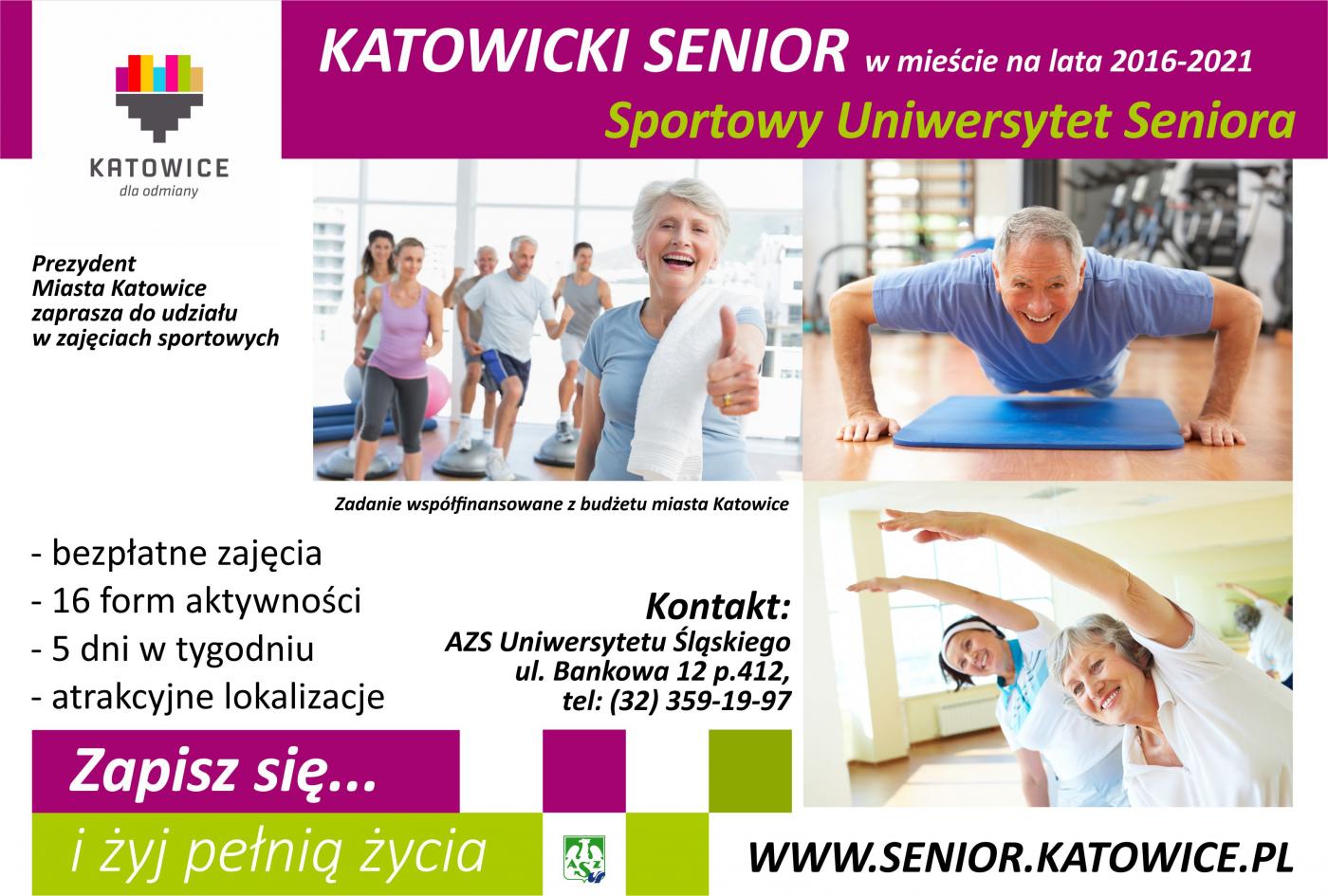 Rusza Sportowy Uniwersytet Seniora