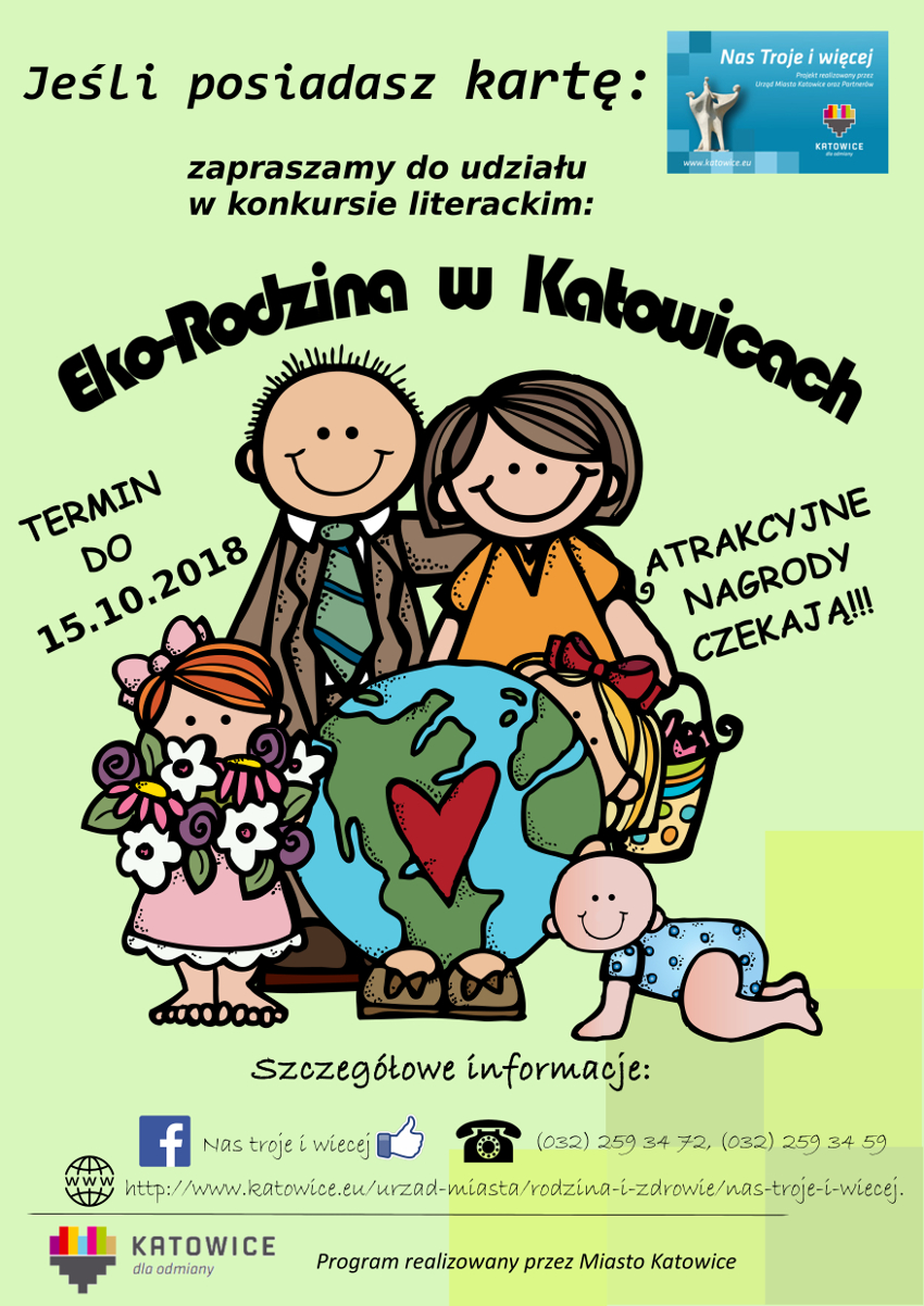 Konkurs literacki "Eko-Rodzina w Katowicach"