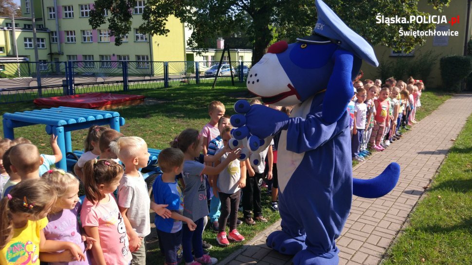 Czworonożni przyjaciele w Świętochłowickim przedszkolu