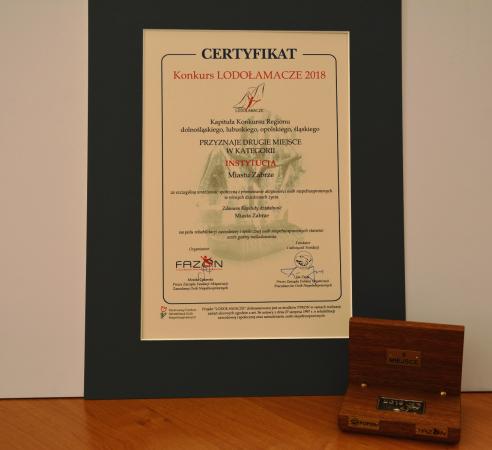"Lodołamacze 2018" - nagroda dla Miasta Zabrze