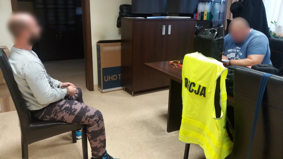 Policjant w czasie wolnym zatrzymał poszukiwanego