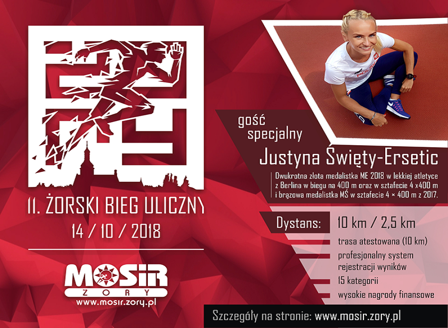 Złota medalistka gościem Żorskiego Biegu Ulicznego!