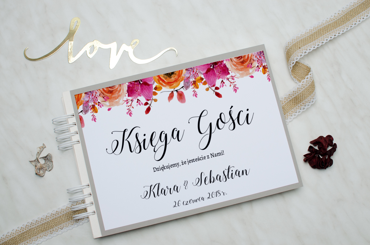 Księga gości na ślub - czym kierować się podczas wyboru?