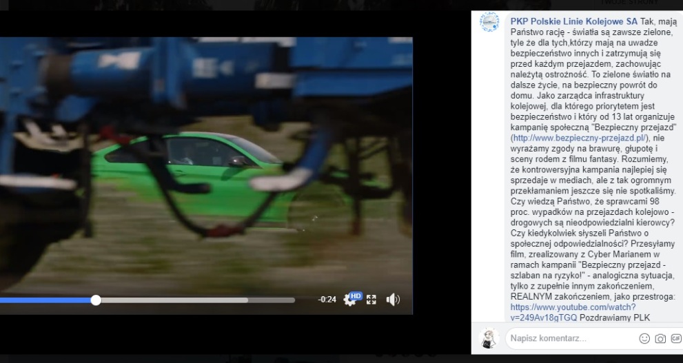 BMW vs PKP, czyli jak nie robić reklam...