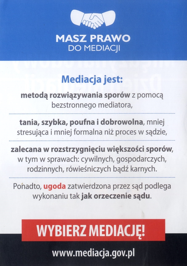 Policjanci podczas Tygodnia Mediacji