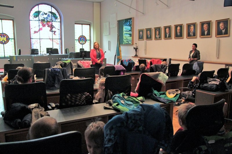 Sąsiedzka wizyta przedszkolaków