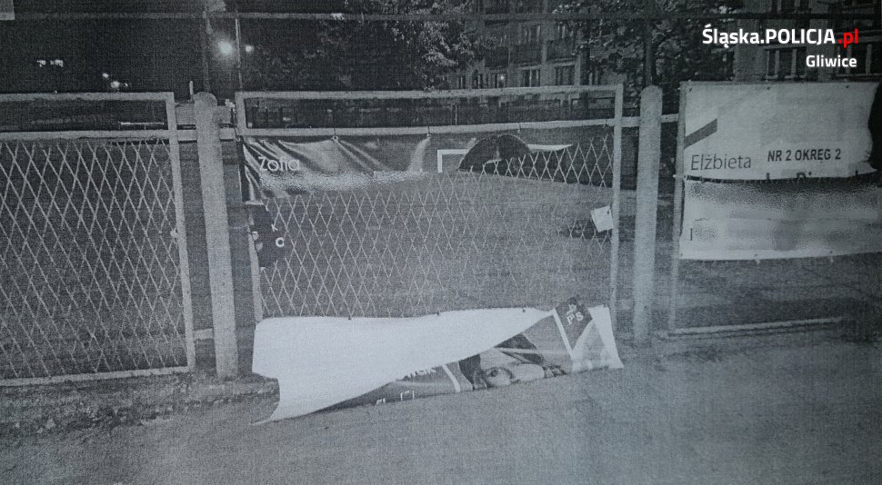 Niszczyli banery wyborcze