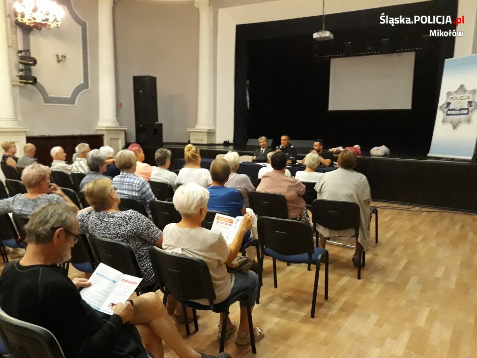 Policjanci spotkali się z seniorami