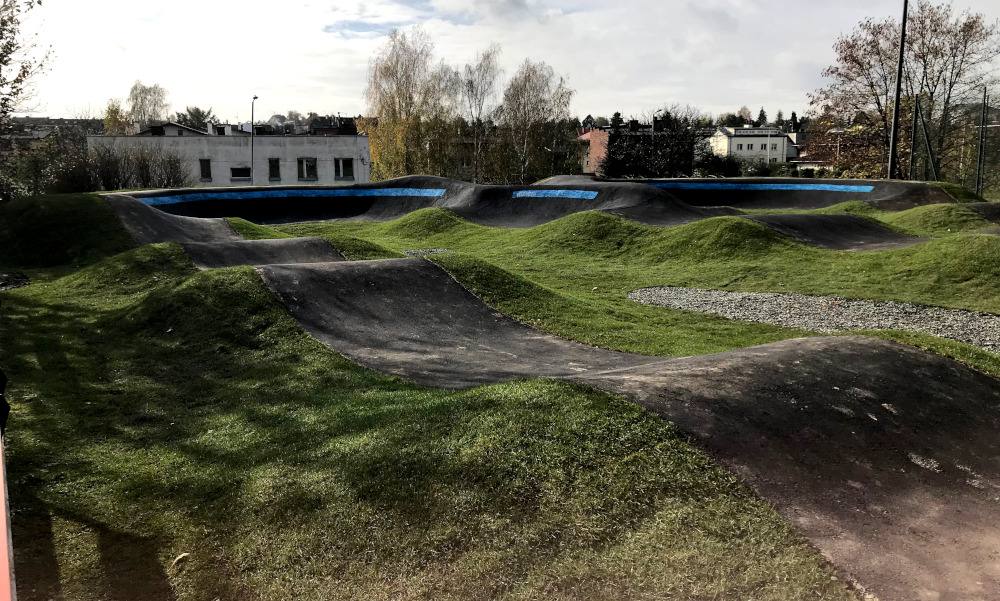 Pumptrack na Grażyńskiego już gotowy