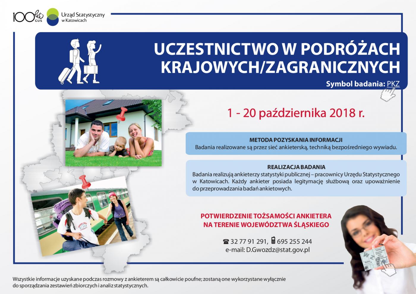 Urząd Statystyczny w Katowicach prowadzi badania ankietowe
