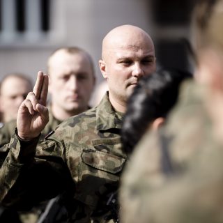 Przysięga 13. Śląskiej Brygady Obrony Terytorialnej