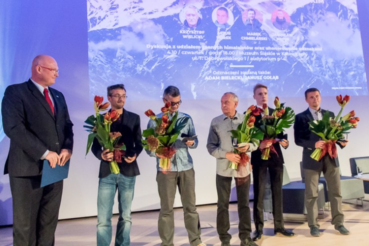 Himalaiści odznaczeni za zasługi dla województwa