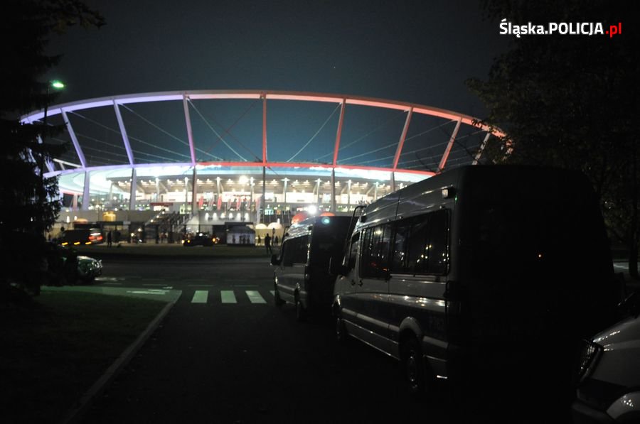 Policjanci zabezpieczali mecz Ligi Narodów
