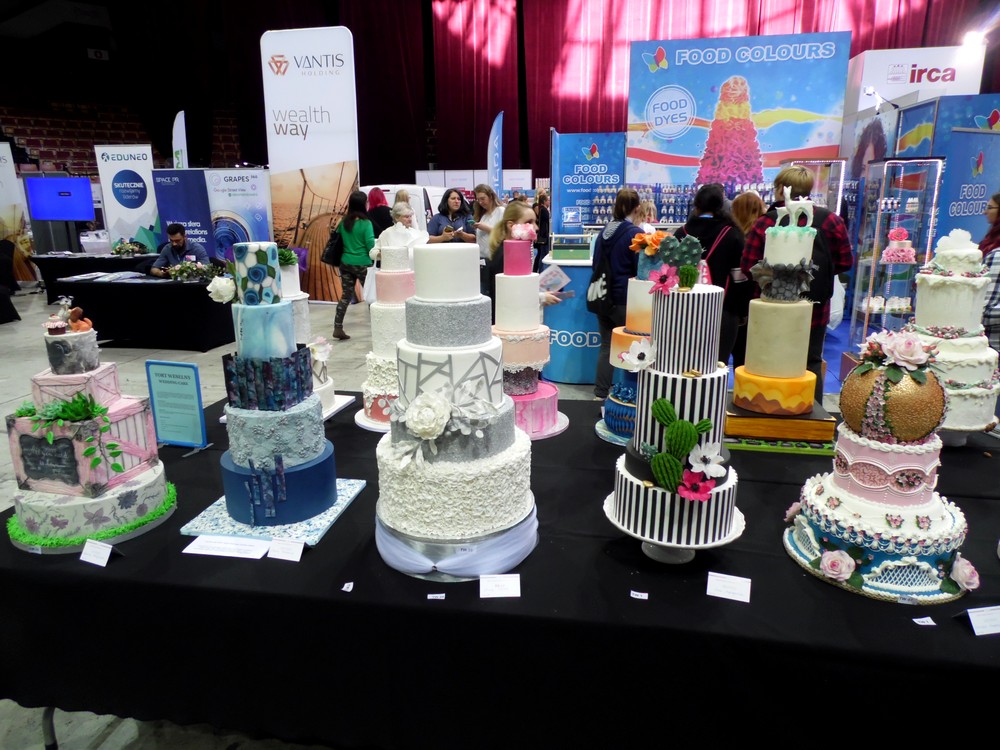 Dzieła sztuki cukierniczej w Spodku [ZDJĘCIA]