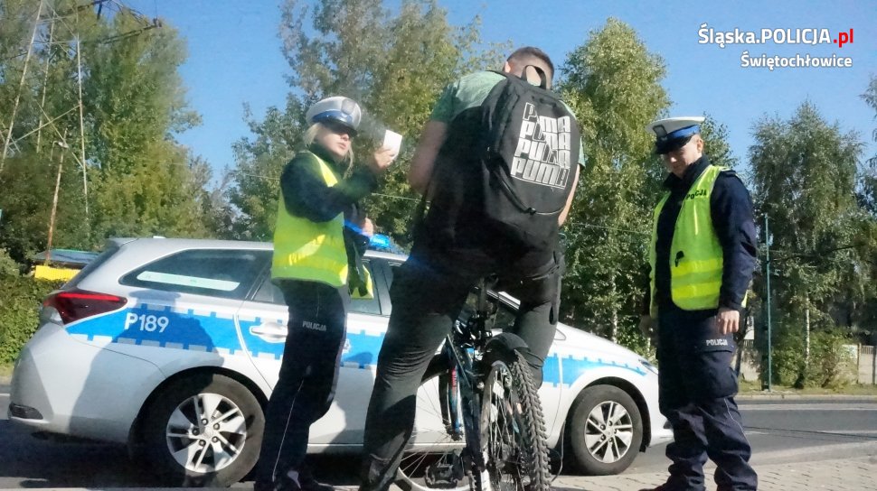 Policyjny dzień odblasków w Świętochłowicach