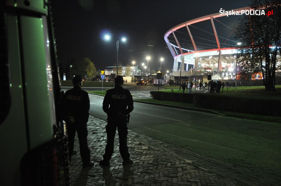 Zabezpieczali mecz Ligi Narodów na Stadionie Śląskim