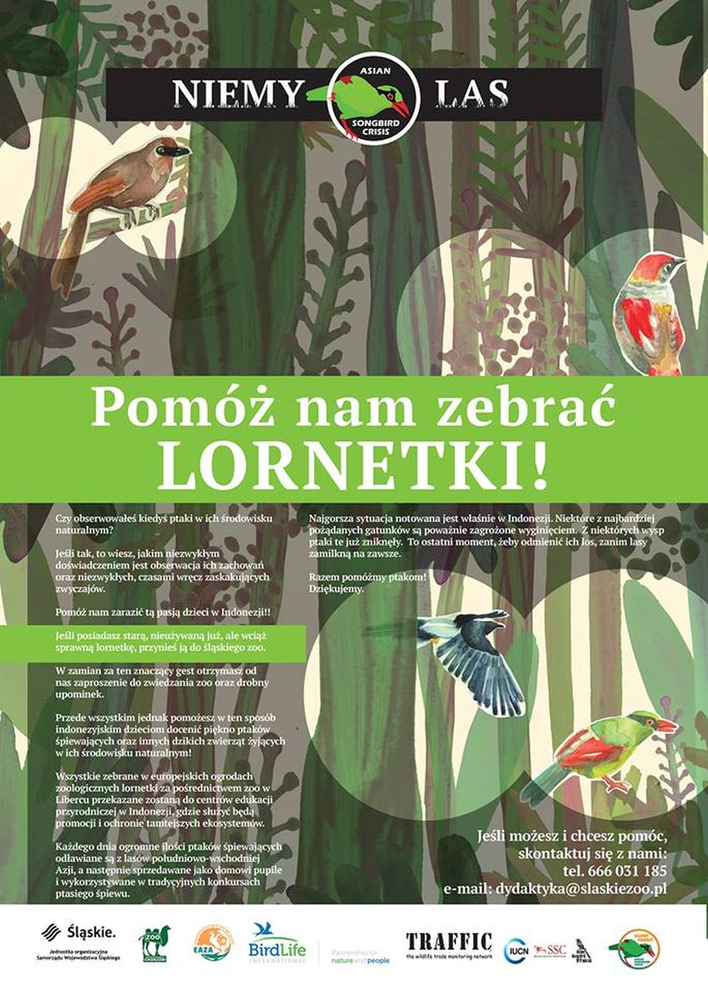 Śląskie ZOO zbiera lornetki dla dzieci z Indonezji