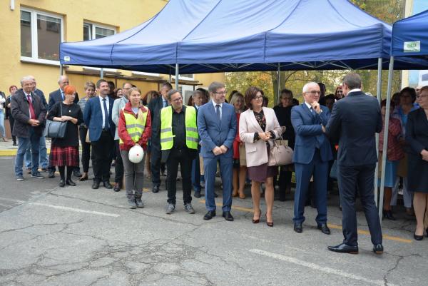 Wiecha na budowie Szpitalnego Oddziału Ratunkowego w Zabrzu
