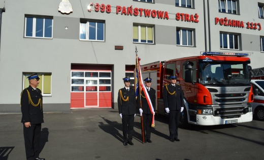 Ślubowanie nowych funkcjonariuszy PSP