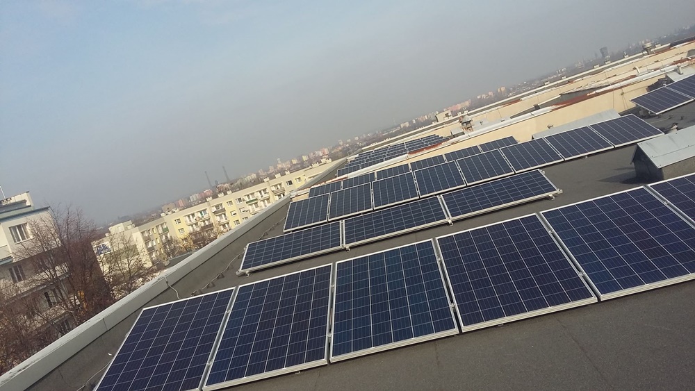 Farma fotowoltaiczna na dachu Szpitala Miejskiego