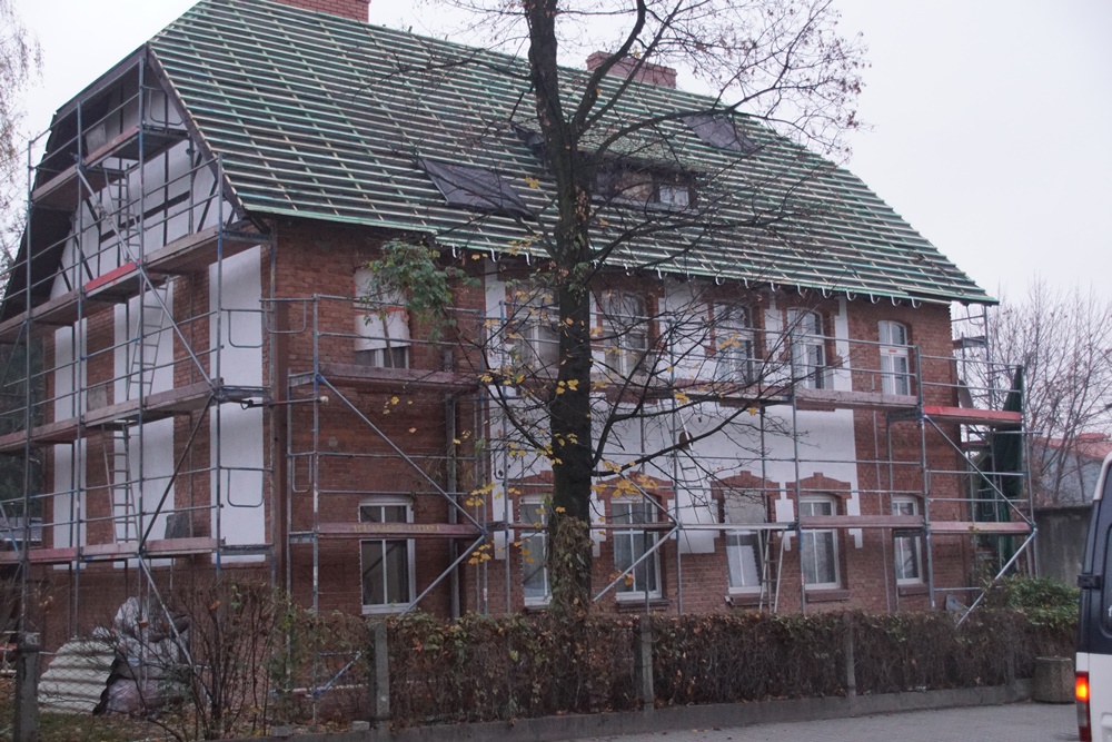 Trwa remont zabytkowego budynku w Bielszowicach