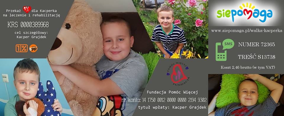 Rudzianie zwierają szyki w walce o zdrowie Kacperka Grajdka