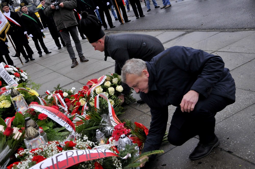 uroczystości upamiętniające śmierć 23 górników KWK Halemba 31