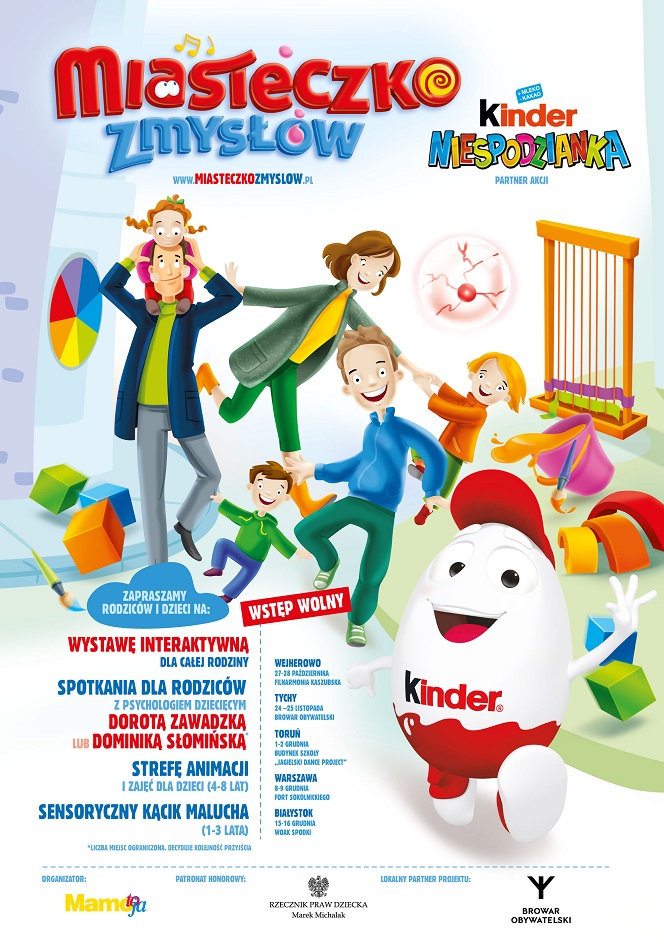 Wyjątkowe atrakcje dla całej rodziny - Miasteczko Zmysłów zawita do Tychów