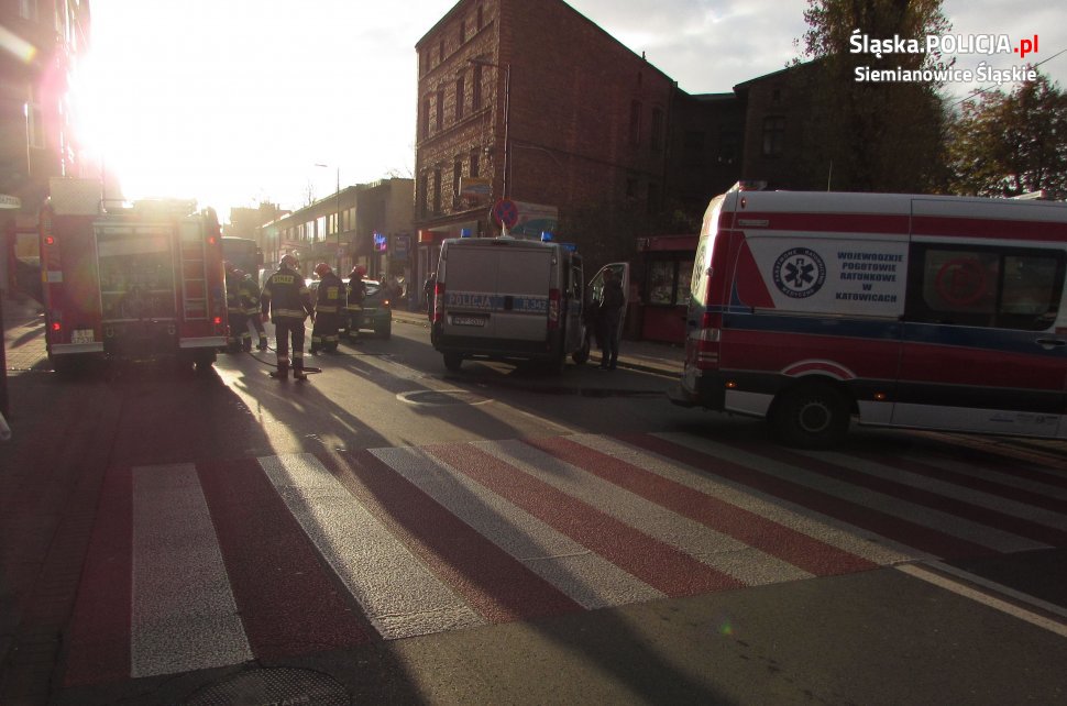 Oślepiło go słońce i wjechał w pieszego