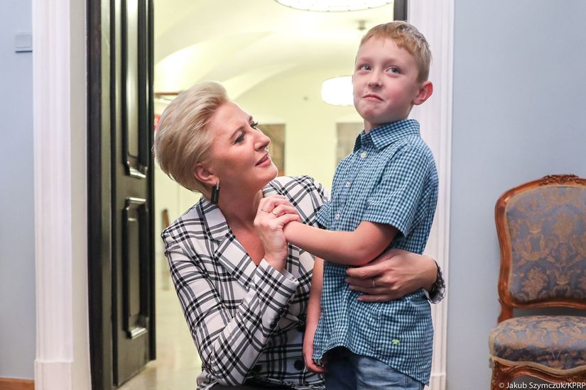 Dzieci pacjentów żorskiego hospicjum u Pierwszej Damy!