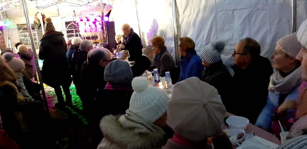 Spotkanie wigilijne na kochłowickich plantach