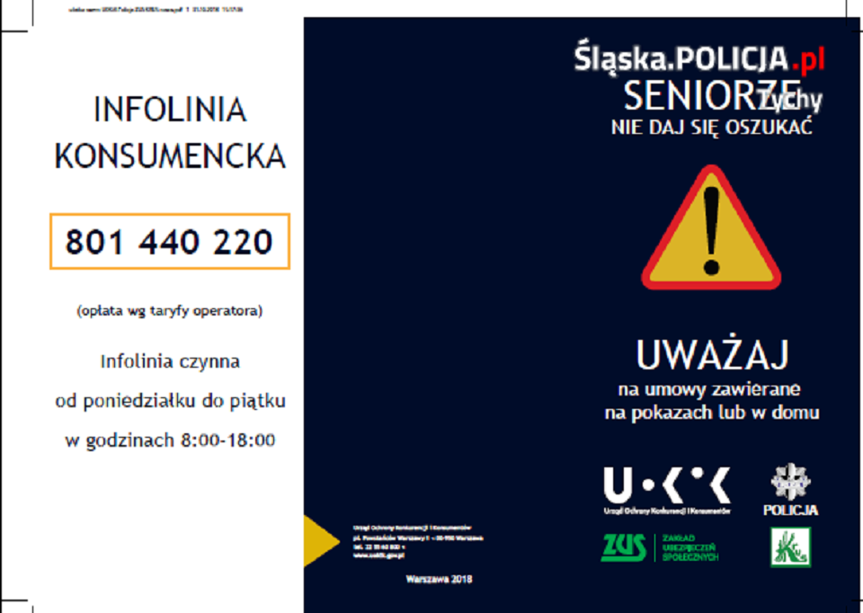 Seniorze nie daj się oszukać !!