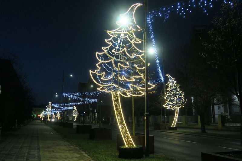 Rybnik świątecznie rozświetlony
