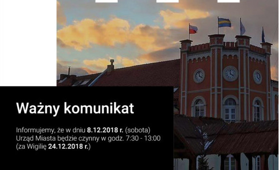 UM będzie czynny 8 grudnia za wolną Wigilię