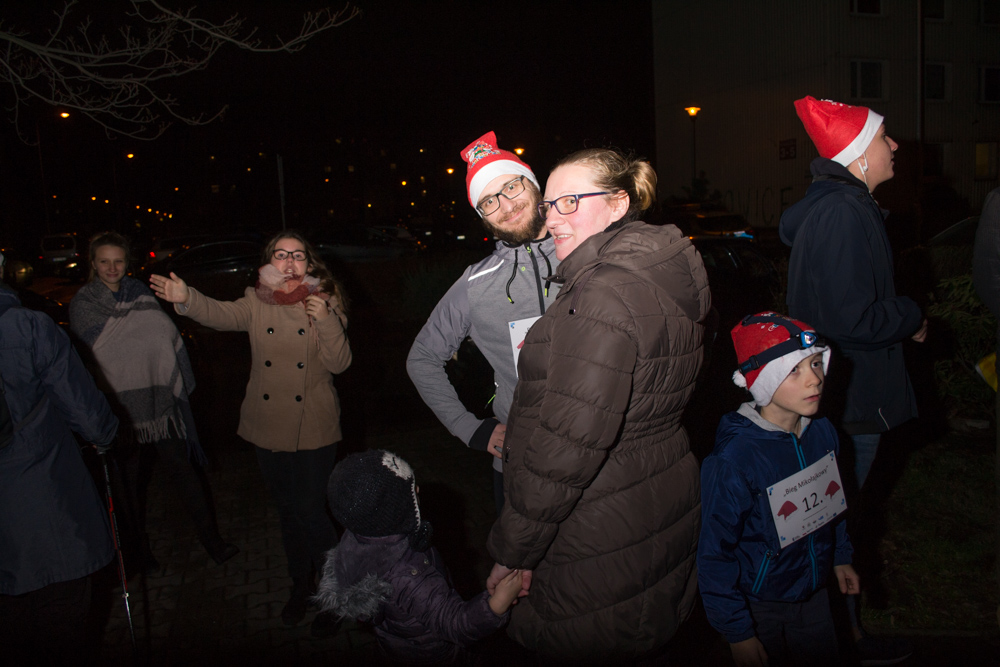 Na Zawodziu biegali Mikołaje!