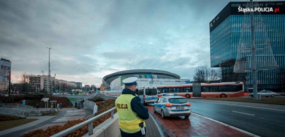 Policyjne oddziały prewencji zabezpieczają szczyt klimatyczny COP24
