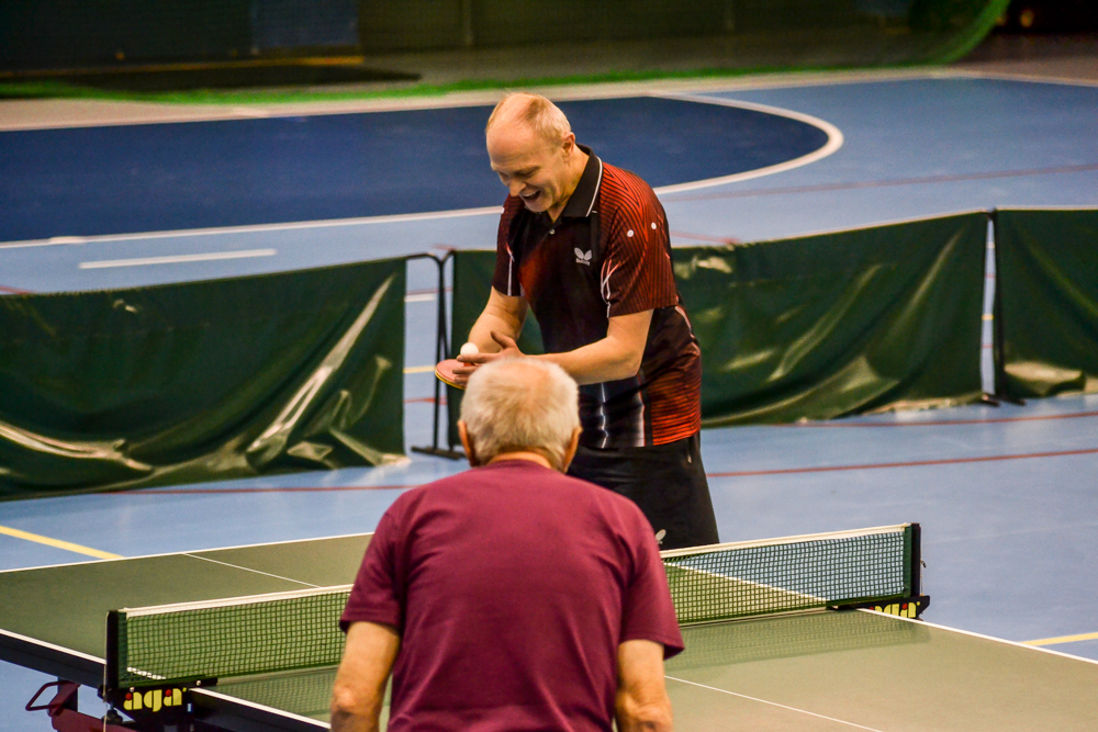 Świąteczna granie w... tenisa stołowego 2