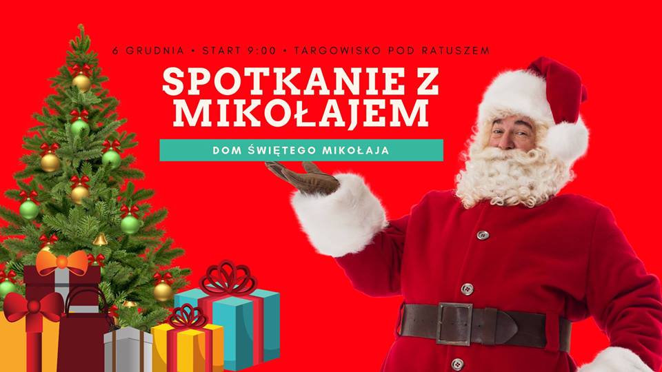 Targowisko Miejskie "Pod Ratuszem" zaprasza do Domu Św. Mikołaja