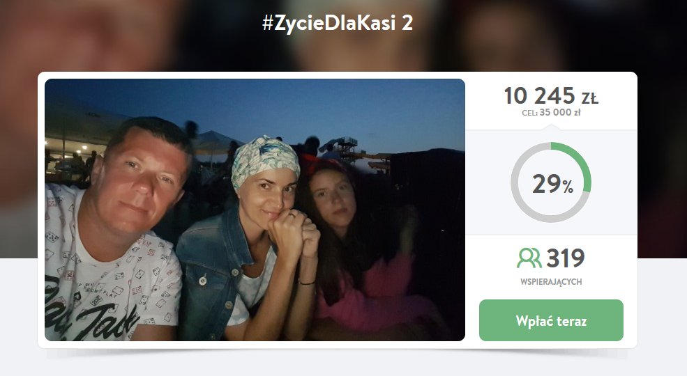 Kasia walczy z rakiem! Możemy jej pomóc