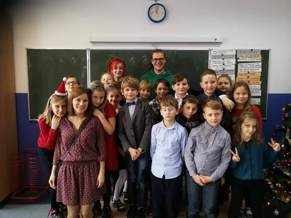 Uczniowie wspierali Flotę