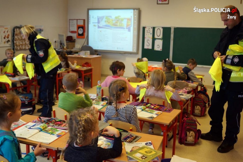 Odblaskowe chusty "pod choinkę"